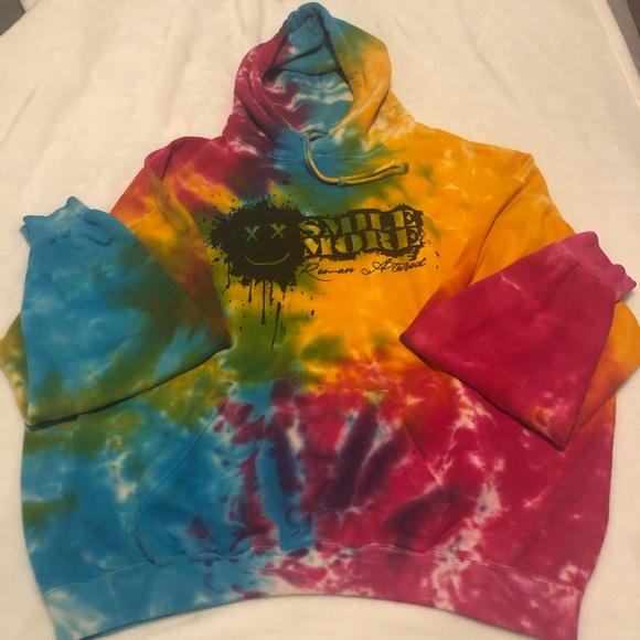 Roman Atwood Tops - Roman Atwood Tie Dye Hoodie